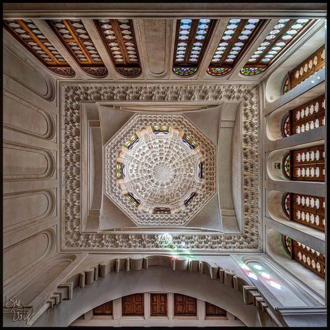 سقف خانه‌ آقازاده ابرکوه+عکس