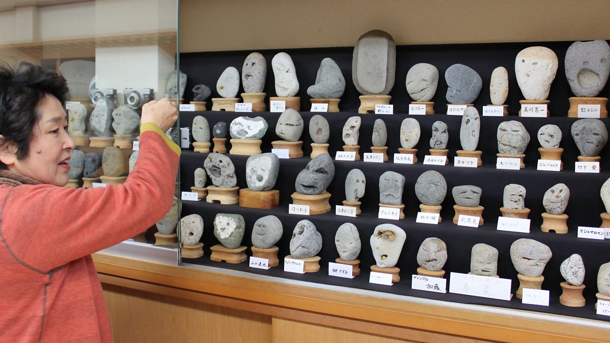صورت های سنگی در نمایشگاهی در ژاپن+عکس