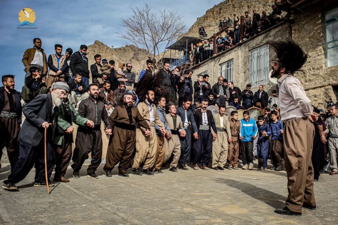 مراسم پیر شالیار در روستای هورامان کردستان+عکس
