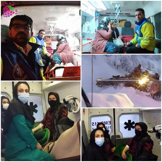 حرکت زیبای ارتش در نجات جان ۳ مادر+عکس
