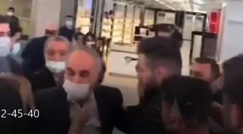 حرکت زشت مسافران ایرانی در فرودگاه استانبول+عکس