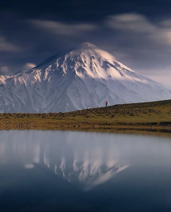 تصویر زیبایی از گنبد گیتی دماوند+عکس