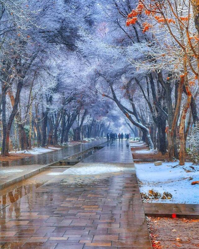 این تصویر از اصفهان نقاشی نیست+عکس