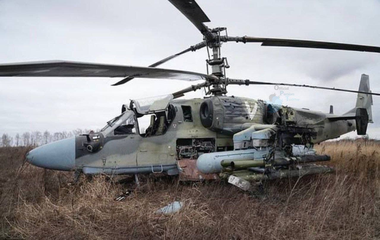 هلیکوپتر تهاجمی روسی معروف به تمساح در اوکراین+عکس