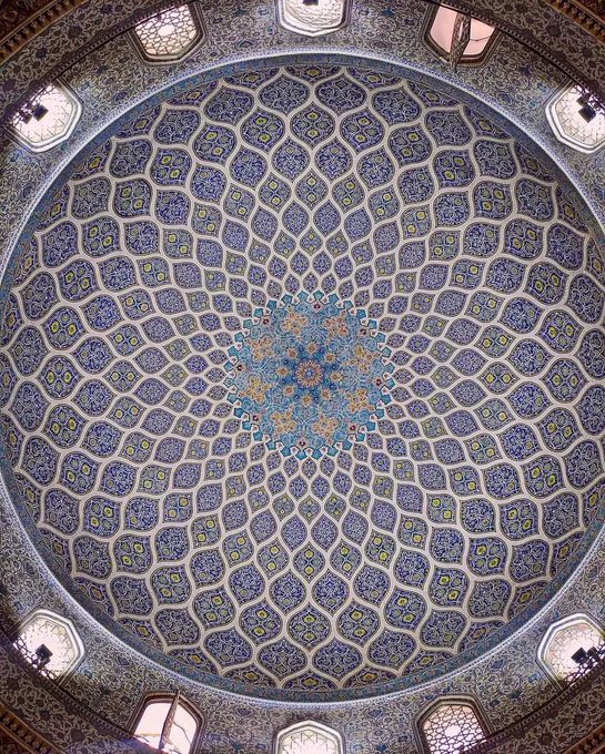 سقف پرنقش و نگار کاخ مرمر+عکس
