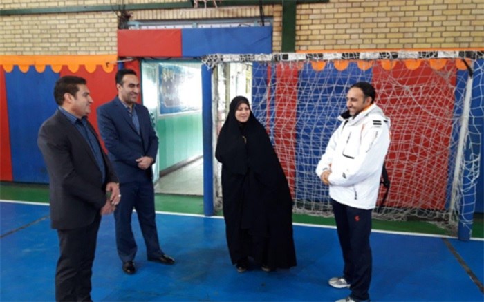 حیاط پویا، مکانی مناسب برای بازی و ورزش دانش‌آموزان 