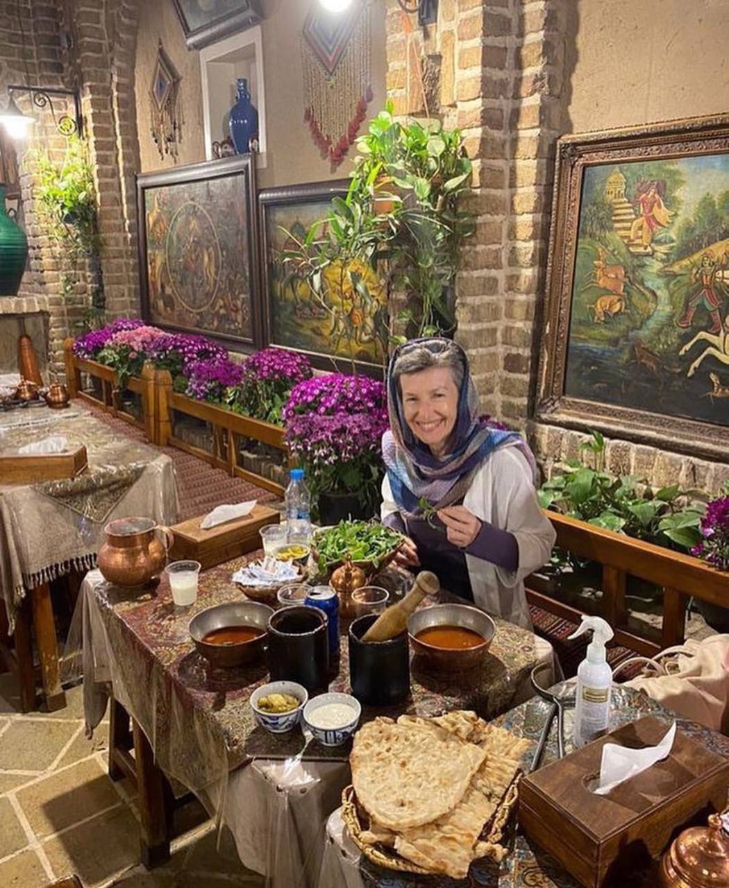 دیزی خوری سفیر زن استرالیا در تهران+عکس