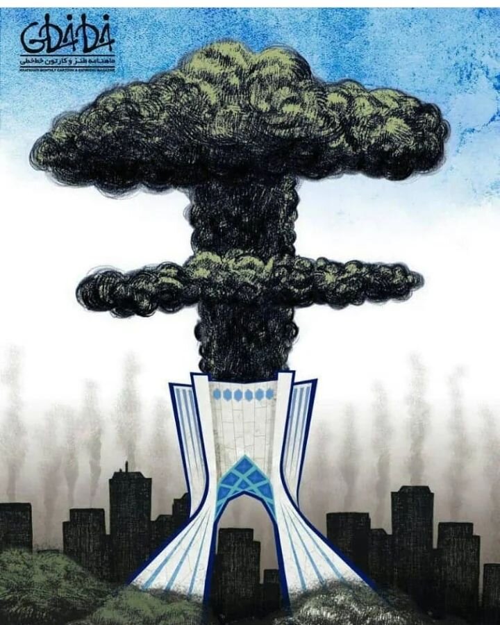انفجار بزرگ در برج آزادی تهران+عکس