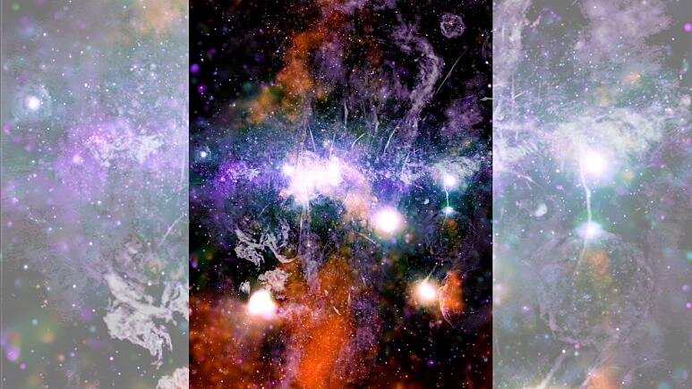 تصویر خیره‌کننده از قلب خشن کهکشان راه شیری