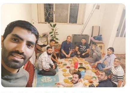 افطاری ساده مجید انصاری+عکس