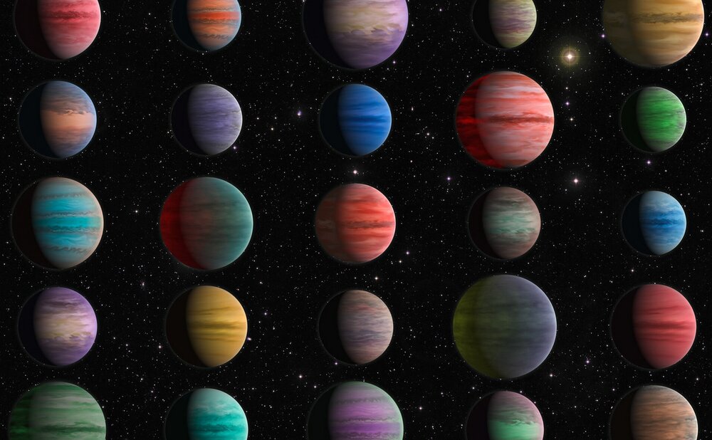 نتایج جالب درباره اتمسفر ۲۵ سیاره فراخورشیدی