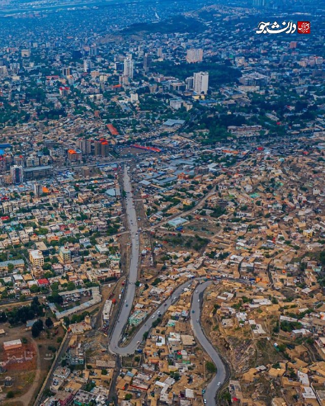 تصویر هوایی از کابل پایتخت افغانستان+عکس