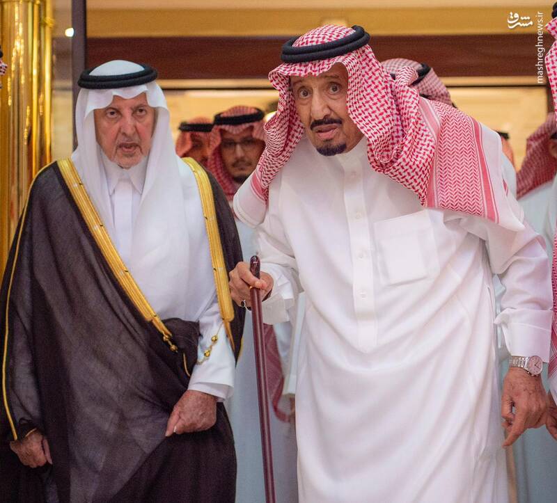 پادشاه سعودی از بیمارستان مرخص شد+عکس