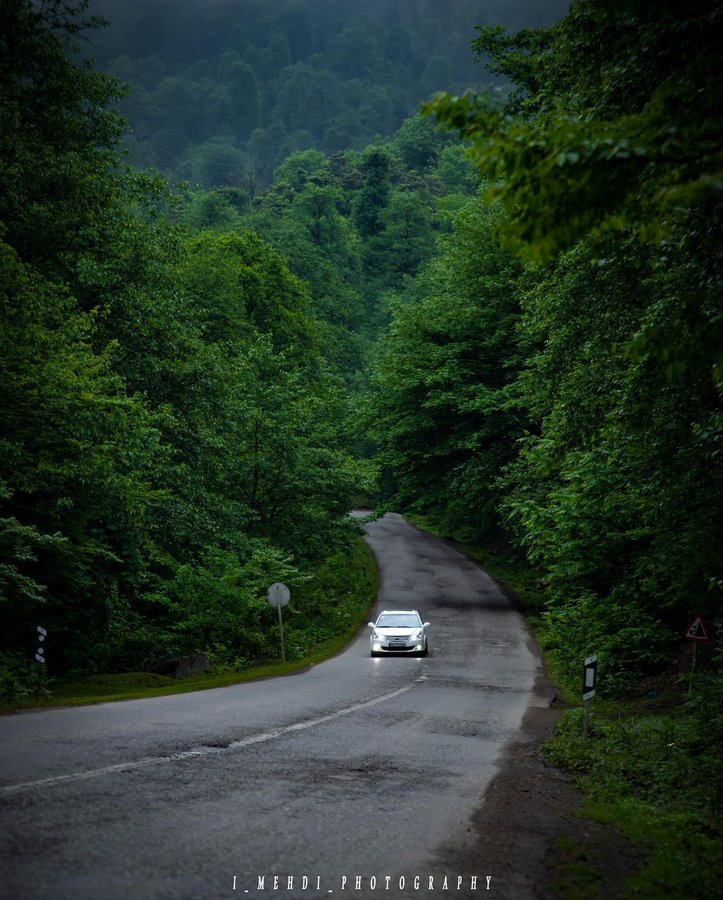 جاده رویایی رحیم آباد به اشکورات+عکس