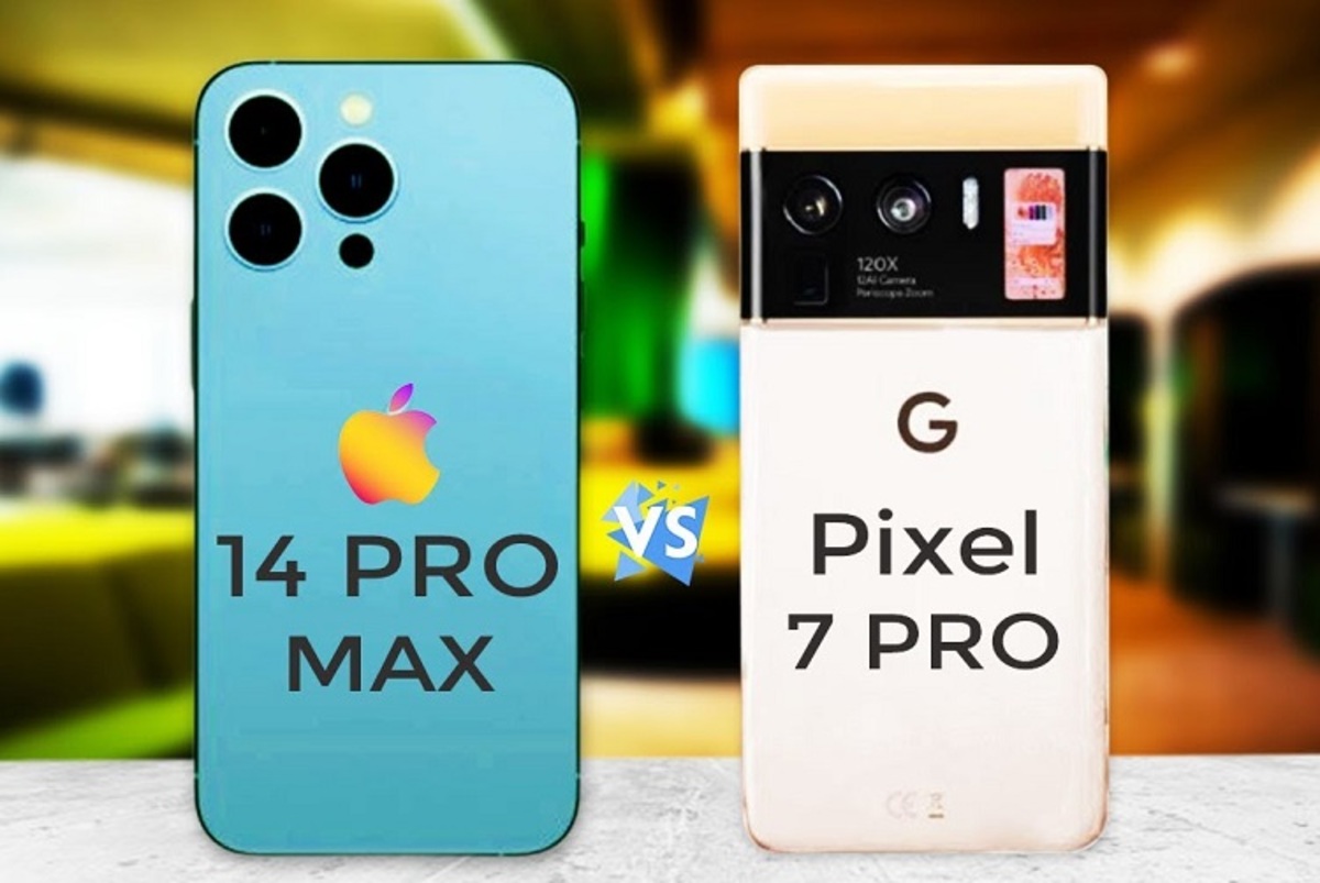 مقایسه دو گوشی  گوگل پیکسل ۷ پرو و آیفون ۱۴ پرو مکس