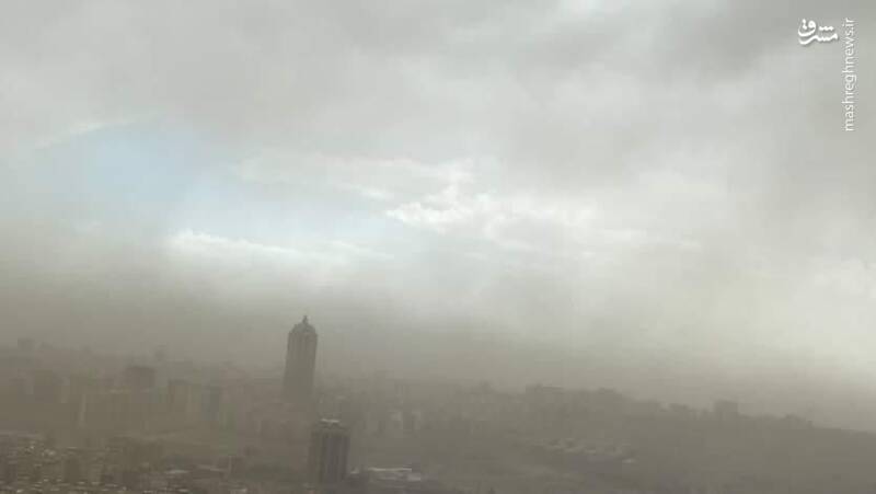 وضعیت عجیب آلودگی هوا در تبریز+عکس