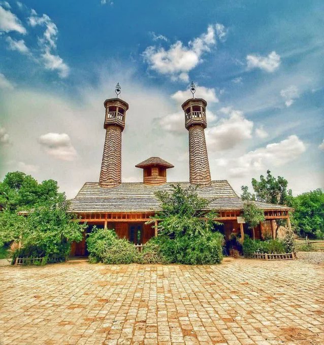 مسجد چوبی نیشابور+عکس