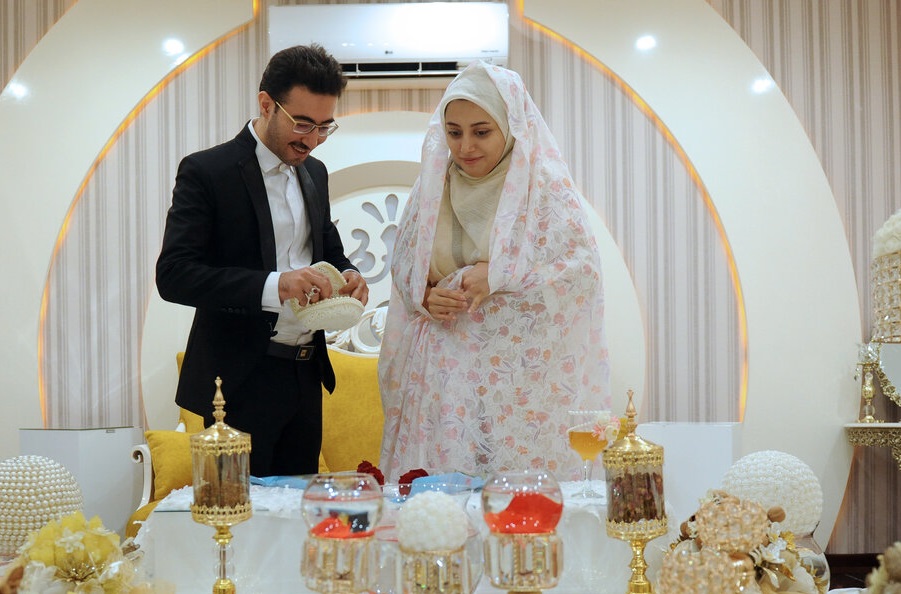 مراسم ازدواج دانشجویی در دانشگاه جامع امام حسین (ع)+عکس