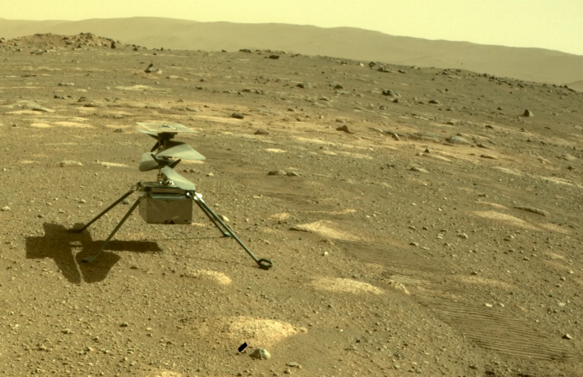 بلایی که زمستان مریخی سر هلیکوپتر Ingenuity می‌آورد