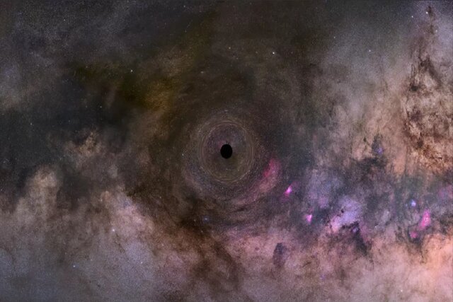 کوچک‌ترین سیاه‌چاله سرگردان راه شیری+عکس