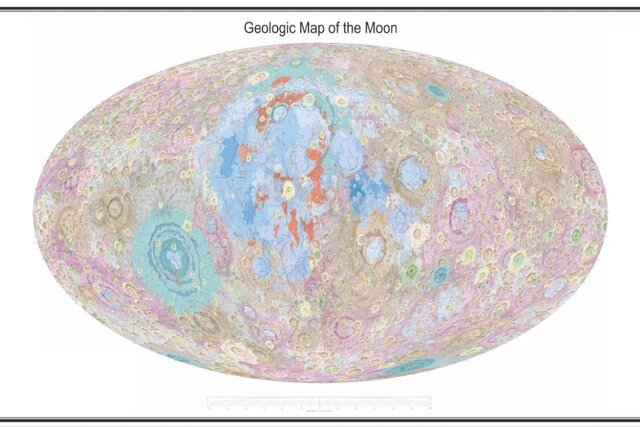 نقشه دقیق ماه با وضوح بالا منتشر شد+عکس