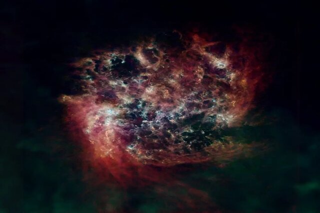 شکوه کهکشان‌ها در میان غبار کیهانی+عکس