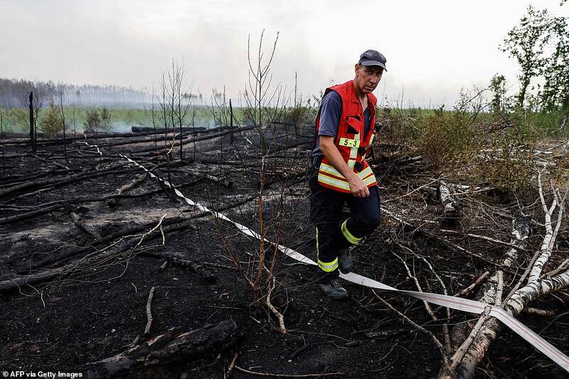 آتش سوزی گسترده در جنگل‌های اسپانیا+عکس