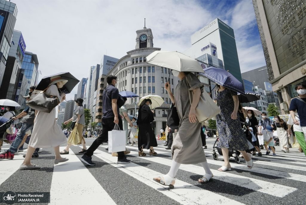 روش جالب ژاپنی‌ها برای فرار از گرما+عکس