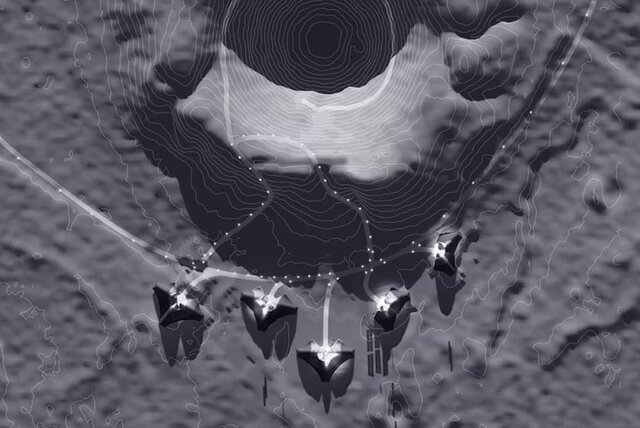 طرح‌های باشکوه از اقامتگاه‌ فضانوردان در ماه+عکس