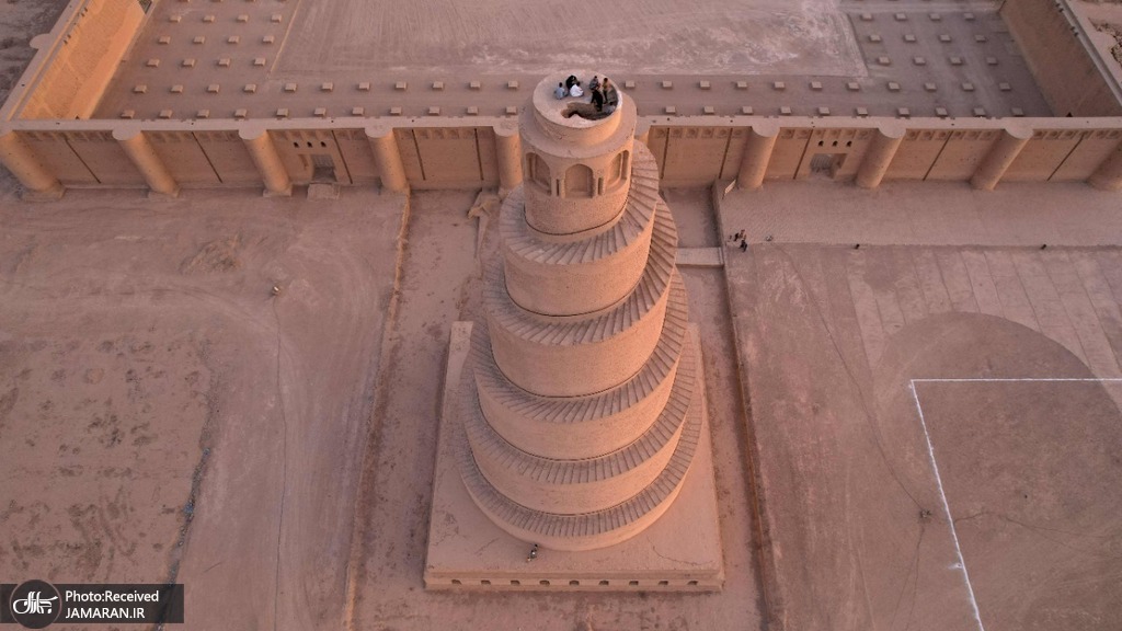 معماری شاهکار مناره مسجد جامع سامرا+عکس