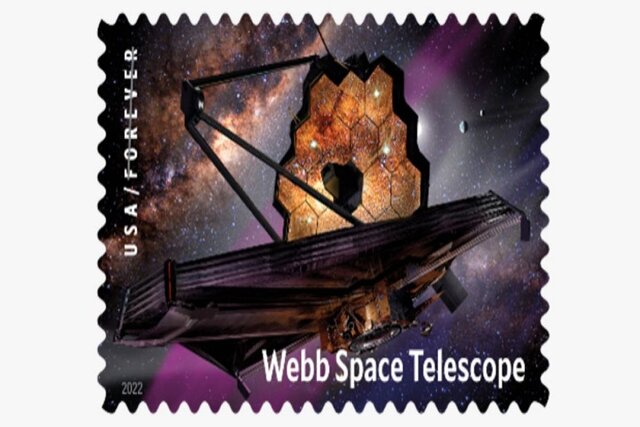 تمبر تلسکوپ فضایی جیمز وب چاپ شد+عکس