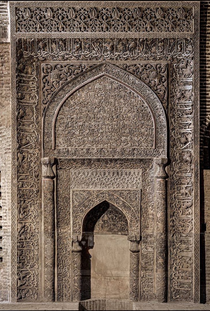 محراب زیبای اولجایتو در مسجد جامع اصفهان+عکس