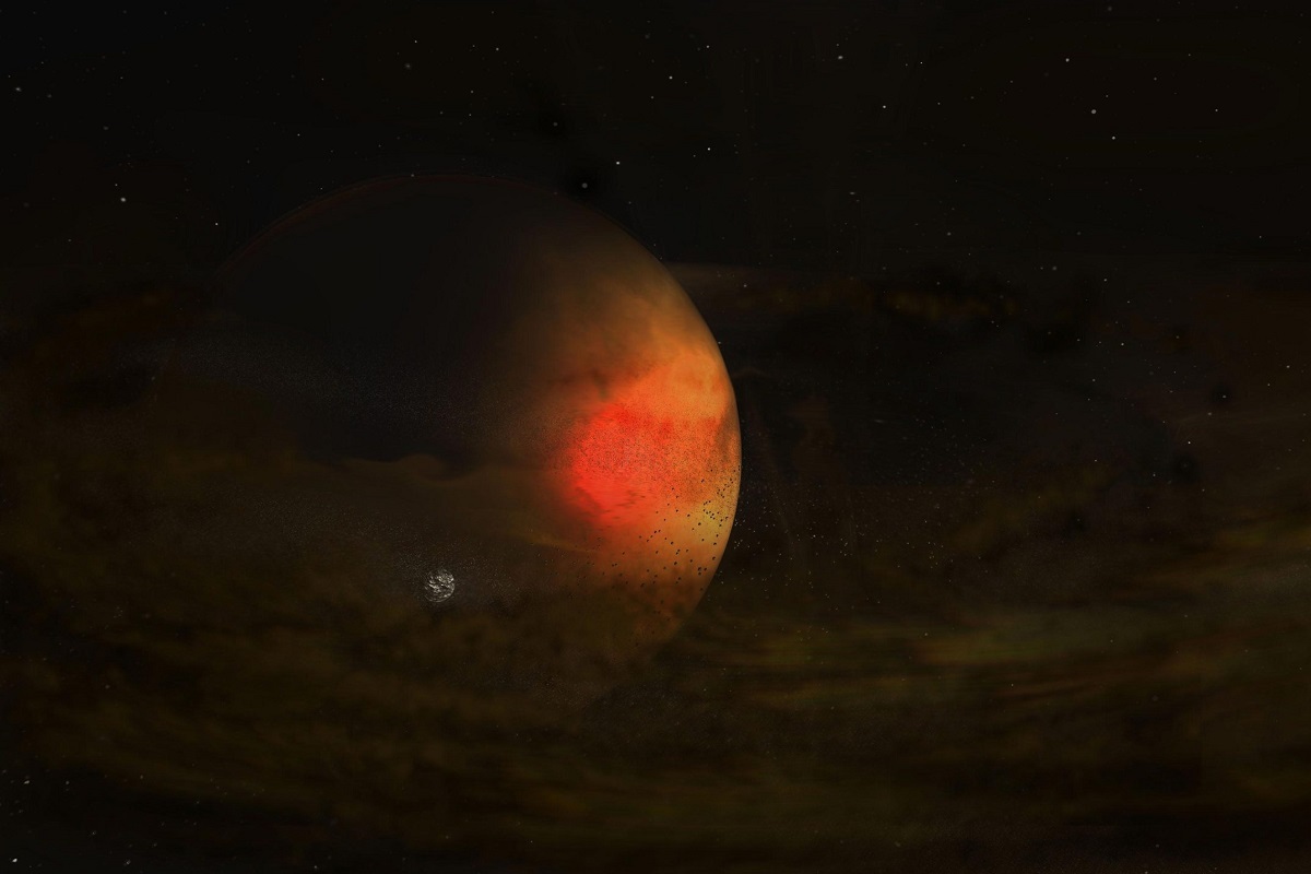 تصویر دیدنی از جوان‌ترین سیاره فراخورشیدی +عکس