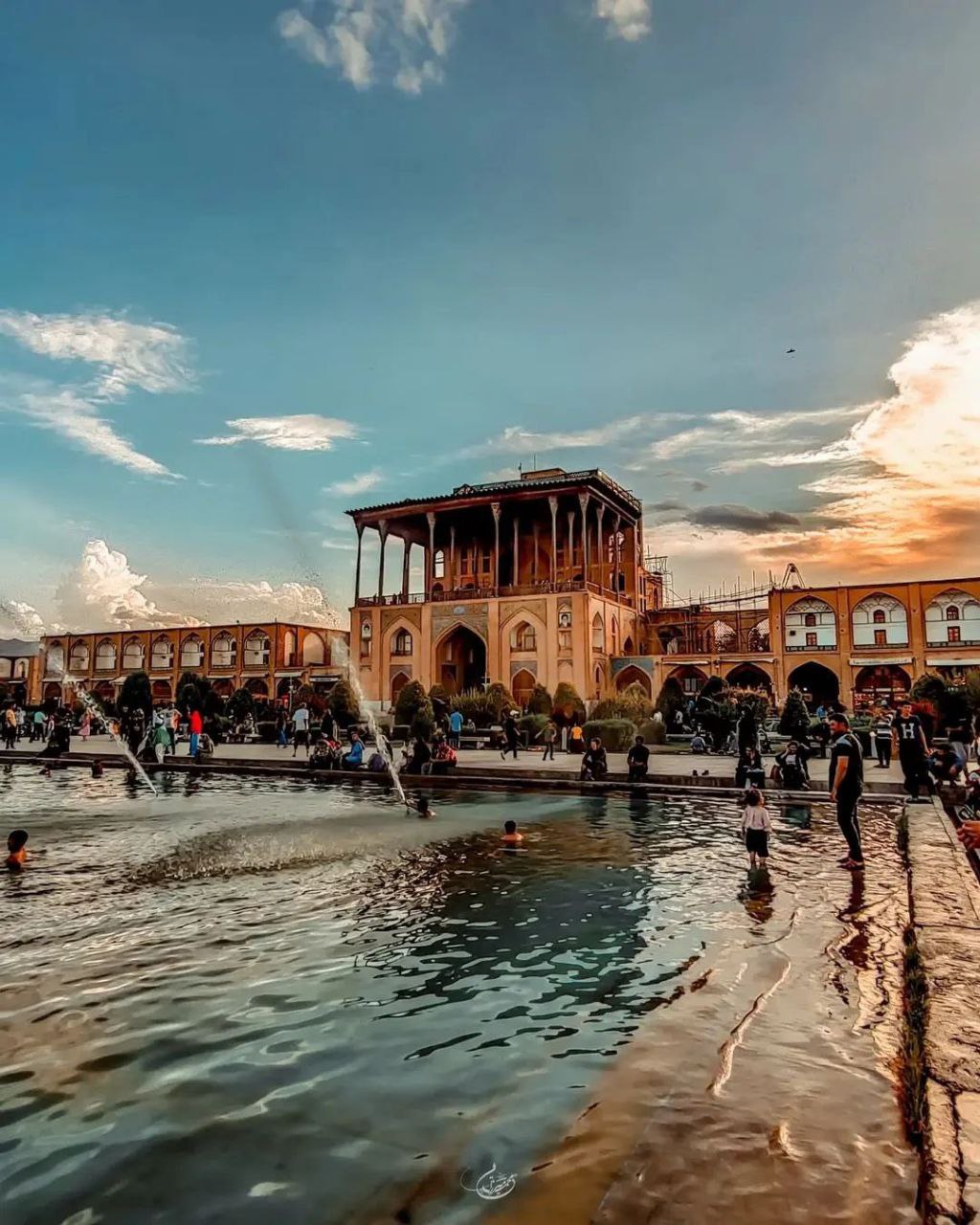 نمایی دیدنی از میدان نقش جهان اصفهان+عکس