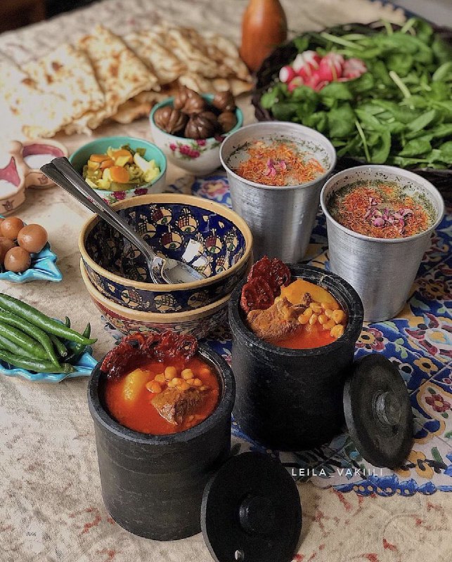 تصویری خوشمزه از غذای ایرانی+عکس