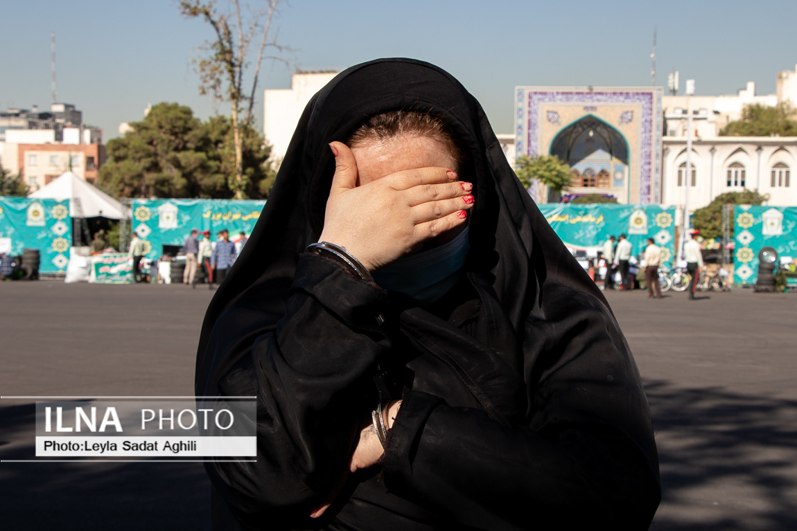 یک زن در میان سارقان تهرانی+عکس