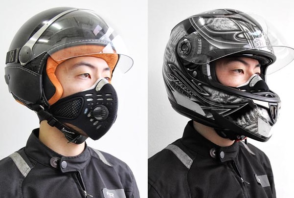 این کلاه ایمنی موتورسیکلت آلودگی هوا را فیلتر می‌کند
