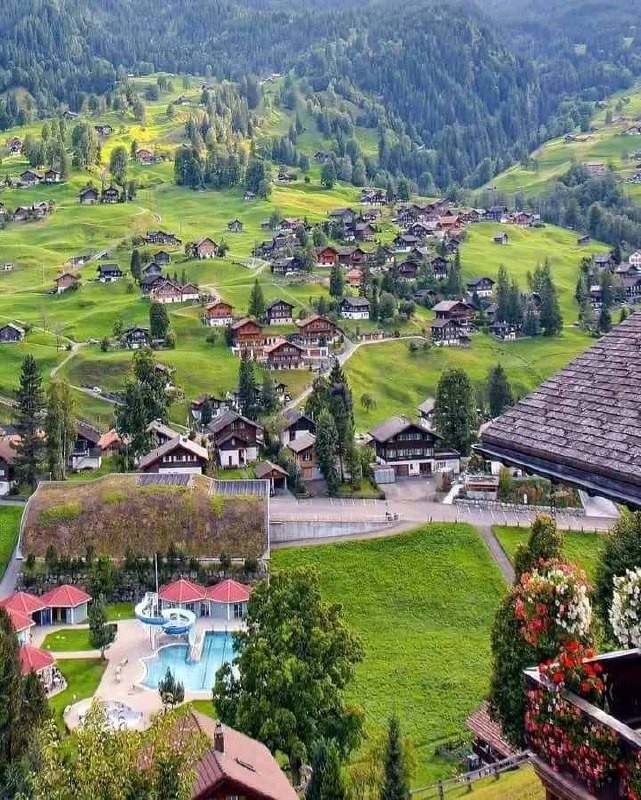 تصویر هوایی از سوئیس زیبا+عکس