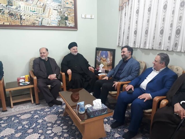 رئیس جهاد دانشگاهی کشور با آیت الله شهرستانی دیدار کرد