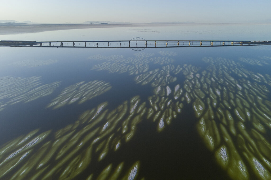  مرگ دریاچه ارومیه را از آسمان ببینید | دریاچه ارومیه سال آینده خشک می‌شود