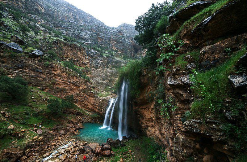 تصویر دیدنی از آبشار شوی دزفول+عکس