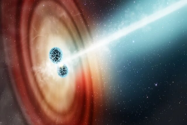  سرعت خیره‌کننده برخورد ستارگان نوترونی