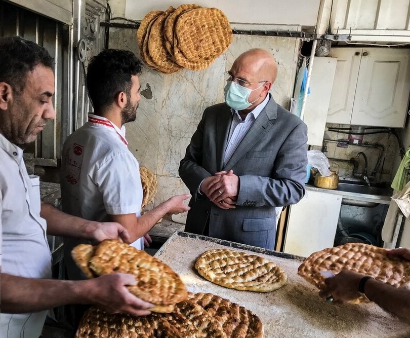 حضور سرزده قالیباف در قصابی و نانوایی+عکس
