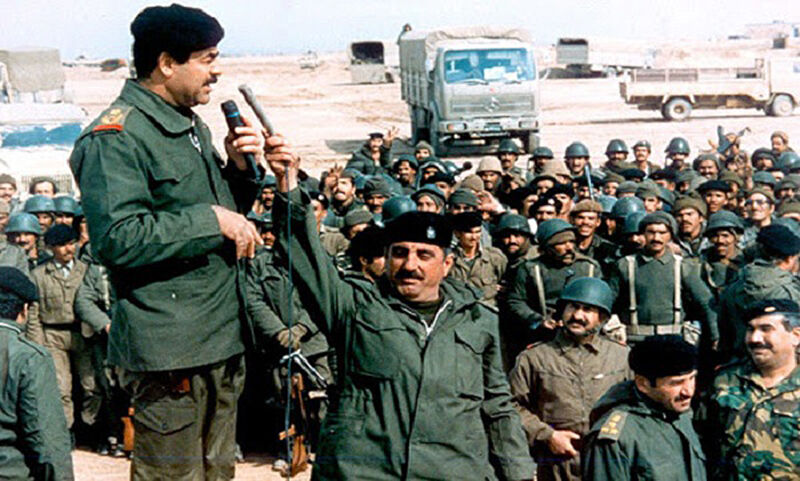 تصویر قدیمی از صدام حسین ملعون+عکس