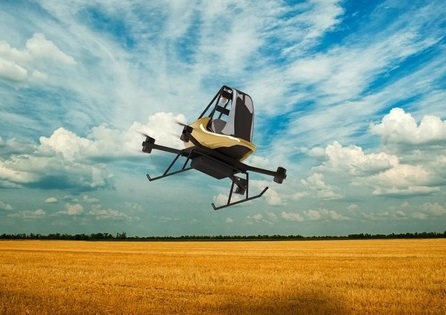 تصویر دیدنی از دراگون اولین وسیله نقلیه هوایی شخصی+عکس