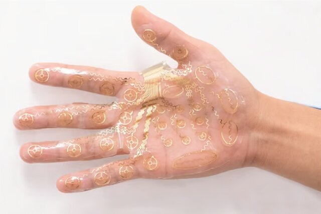با پوست هیدوژل اجسام را در دنیای مجازی لمس کنید+عکس