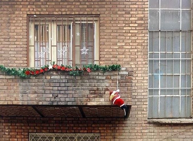 تزئینات ساده کریسمسی خانه‌ای در تهران+عکس