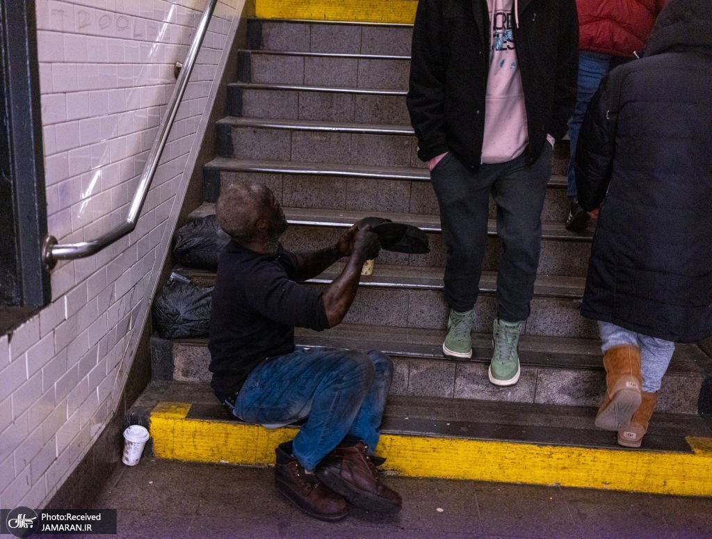 تصویری از متروی نیویورک بدون سانسور+عکس