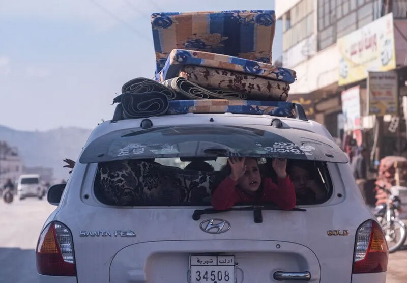 لزله زدگان سوری خانه به دوش شدند+عکس