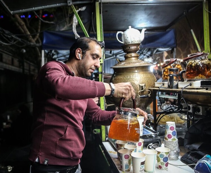 اولین مرکز غذاهای خیابانی تهران پس از افطار+عکس